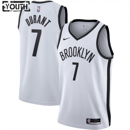 Kinder NBA Brooklyn Nets Trikot Kevin Durant 7 Nike 2020-2021 Association Edition Swingman